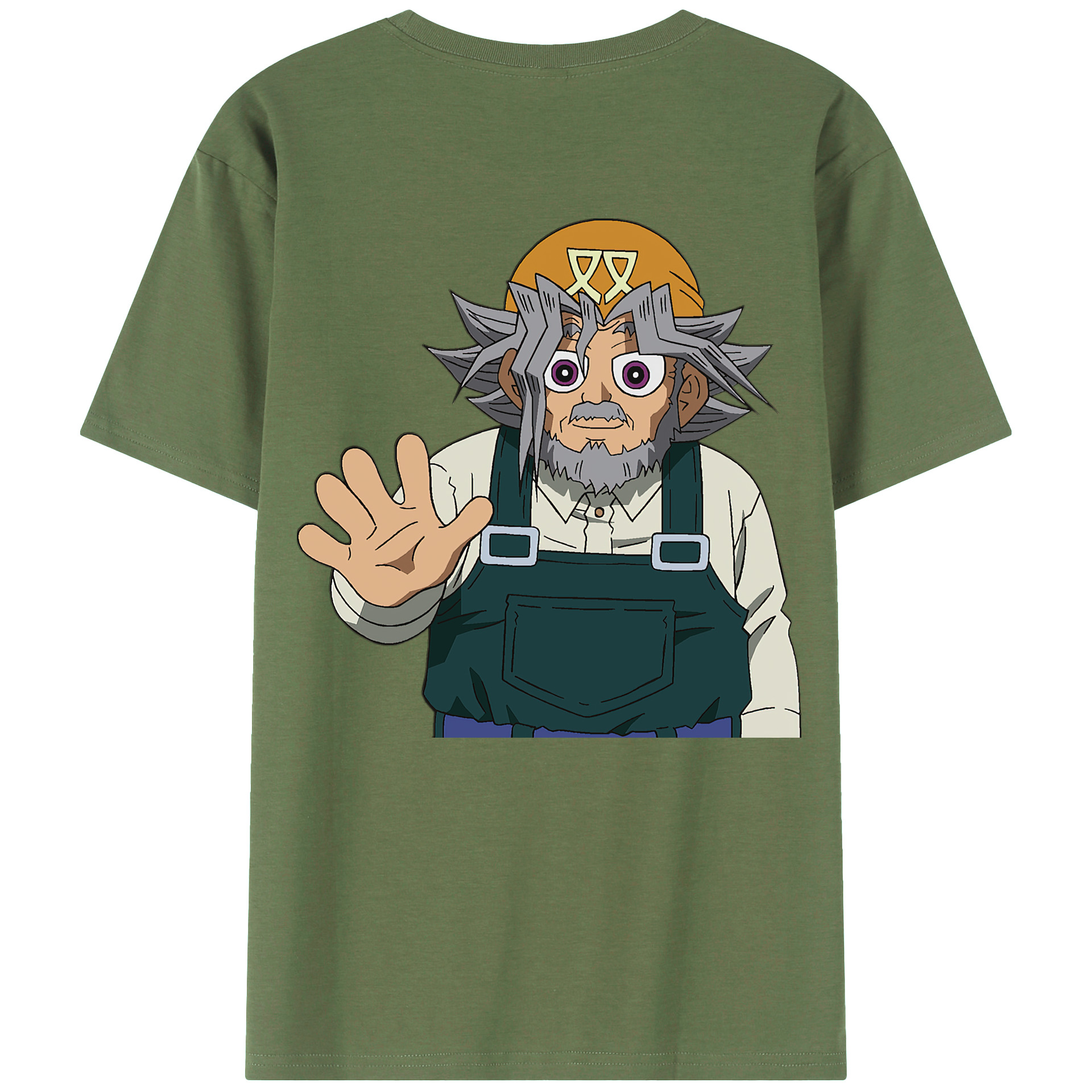 （画像用） 遊☆戯☆王 Yu-Gi-Oh! 綿100％ メンズ半袖Tシャツ（バックプリント） 通気性